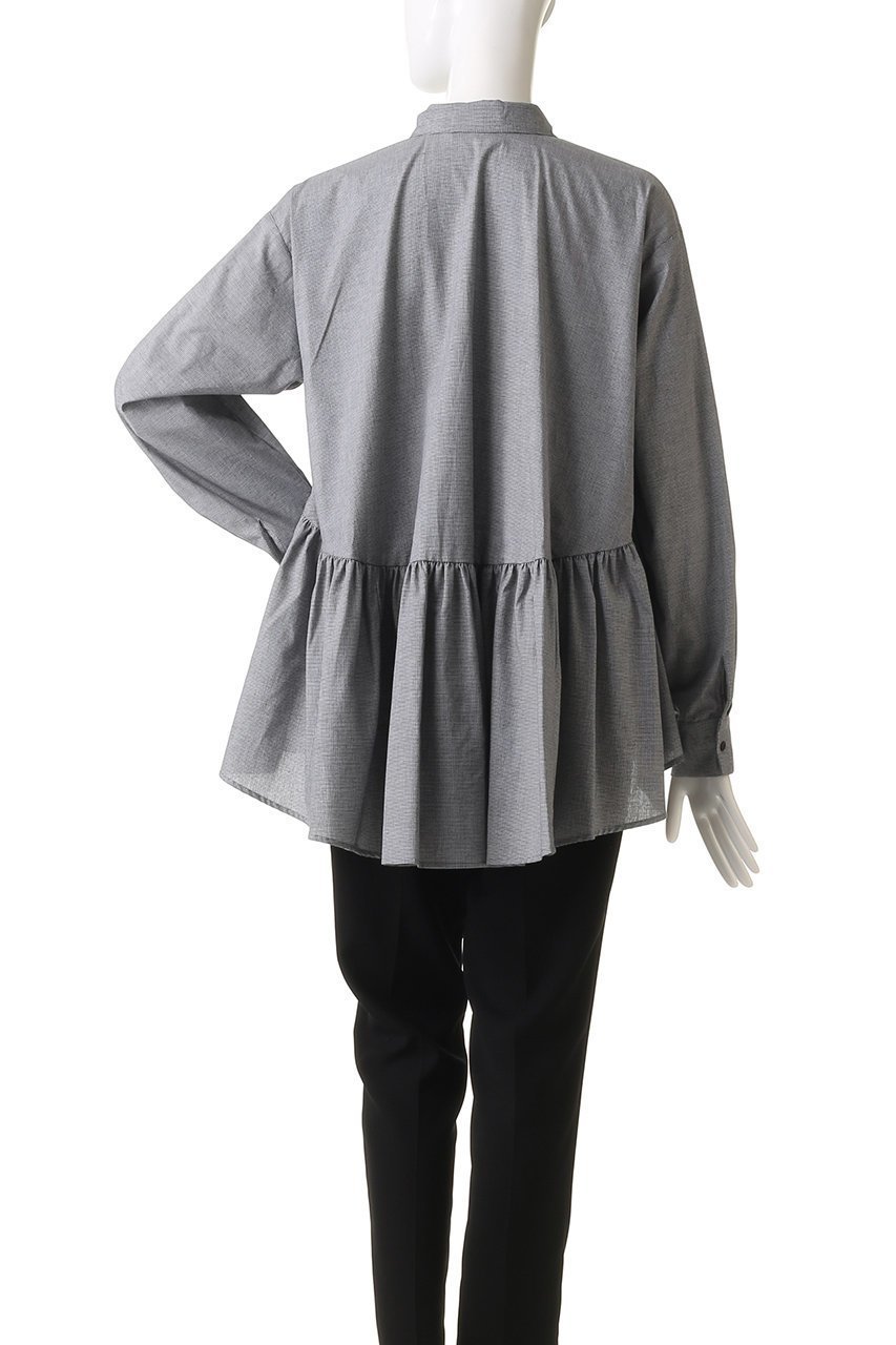 【ミズイロ インド/mizuiro ind】のwaist gather shirt シャツ 人気、トレンドファッション・服の通販 founy(ファニー) 　ファッション　Fashion　レディースファッション　Fashion for Women　トップス・カットソー　Cut & Sew Tops　シャツ・ブラウス・オフィスカジュアル　Elegant Blouses & Button-Ups　ギャザー　Gathered, Ruffled　スリーブ　Sleeve, Long Sleeve / Short Sleeve　バランス　Balance, Style Balance　フェミニン　Feminine, Girly　フレア　Flare, Flared　フロント　Front, Front Design　ロング　Long, Long-Length　長袖　Long Sleeve, Full Sleeve　other-4|ID: prp329100004606805 ipo3291000000032879064