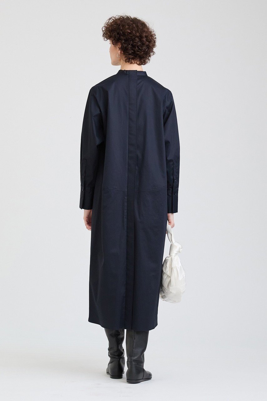 【ハウス オブ ロータス/HOUSE OF LOTUS】のターンカラーフォルムワンピース 人気、トレンドファッション・服の通販 founy(ファニー) 　ファッション　Fashion　レディースファッション　Fashion for Women　ワンピース　Dresses　チュニック　Tunic Tops & Dresses　カフス　Cuff Design　スタンド　Stand Collar, Upright Stand　ストレッチ　Stretch, Stretchy Fabric　チュニック　Tunic, Long Top　ロング　Long, Long-Length　ワイド　Wide, Wide Fit　今季　This Season, Current Season　other-8|ID: prp329100004606814 ipo3291000000032879181