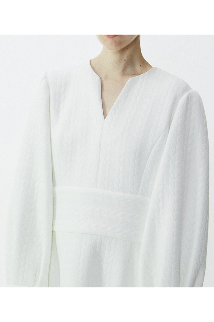 【プレインピープル/PLAIN PEOPLE】のスピカジャガードウエスト切替ワンピース 人気、トレンドファッション・服の通販 founy(ファニー) 　ファッション　Fashion　レディースファッション　Fashion for Women　ワンピース　Dresses　チュニック　Tunic Tops & Dresses　キルティング　Quilted, Quilting　シェイプ　Shape, Slim Fit　チュニック　Tunic, Long Top　ロング　Long, Long-Length　切替　Switching, Contrast Panel　other-5|ID: prp329100004606818 ipo3291000000032879288