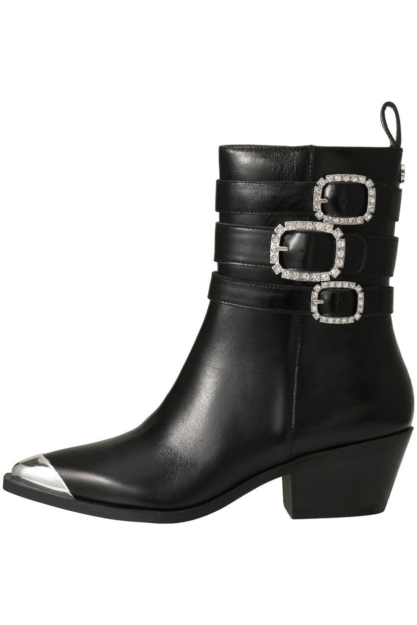 【スティーブマデン/STEVE MADDEN】のKINSHIP ポインテッドブーツ インテリア・キッズ・メンズ・レディースファッション・服の通販 founy(ファニー) 　ファッション　Fashion　レディースファッション　Fashion for Women　シルバー　Silver, Metallic Silver　スクエア　Square, Square Shape　ミドル　Middle Length, Mid Height　モチーフ　Motif, Design Theme　ブラック|ID: prp329100004606819 ipo3291000000035950601