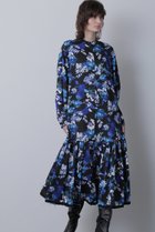 【ヒューエルミュージアム/hueLe Museum】の【hLM】ミッドナイトフローラルプリントシャツドレス ネイビー|ID: prp329100004606840 ipo3291000000032879736