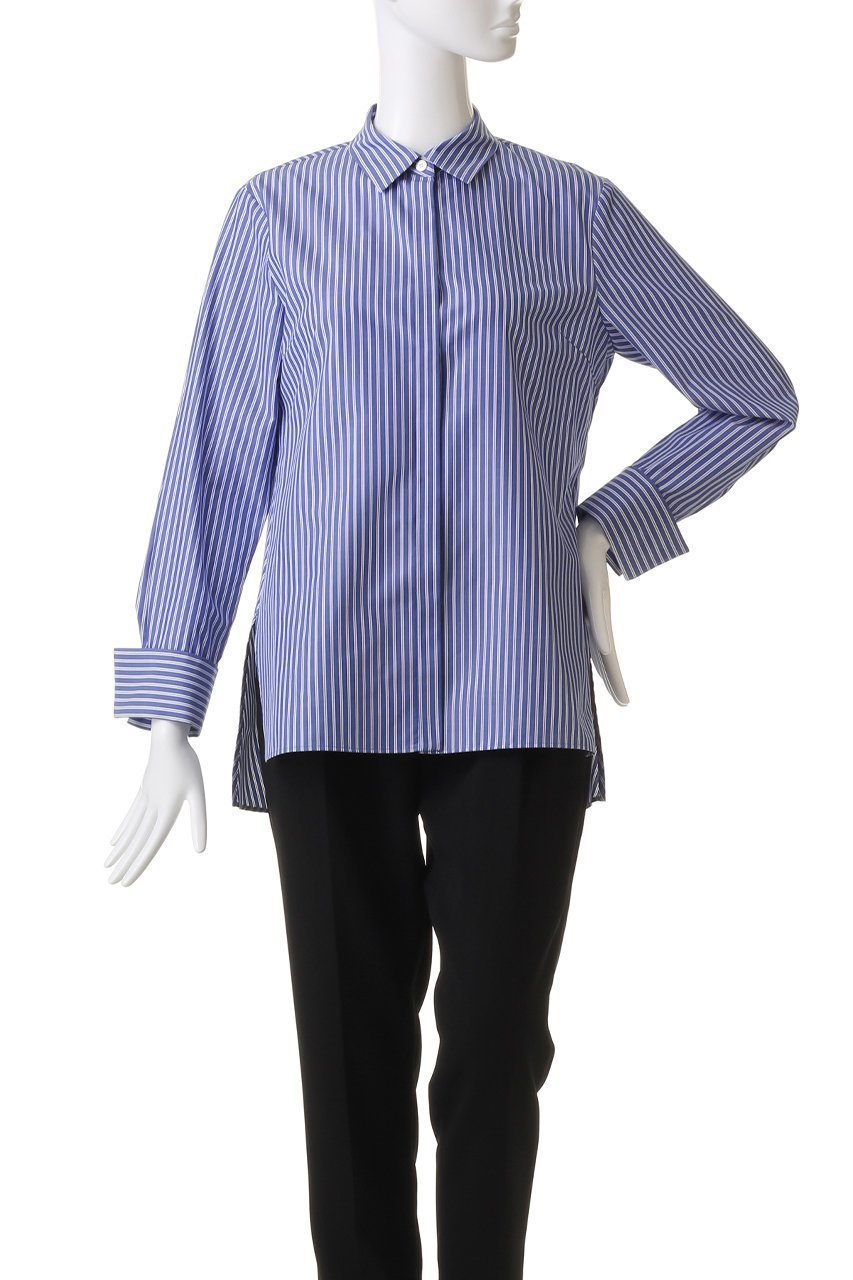 【アナイ/ANAYI】のコットンバックペプラムシャツ 人気、トレンドファッション・服の通販 founy(ファニー) 　ファッション　Fashion　レディースファッション　Fashion for Women　トップス・カットソー　Cut & Sew Tops　シャツ・ブラウス・オフィスカジュアル　Elegant Blouses & Button-Ups　バッグ　Bags　カフス　Cuff Design　スリーブ　Sleeve, Long Sleeve / Short Sleeve　ダブル　Double, Double-Breasted　ブロード　Broadcloth, Fine Cotton　ペプラム　Peplum, Flared Hem　ロング　Long, Long-Length　other-2|ID: prp329100004606847 ipo3291000000032879863