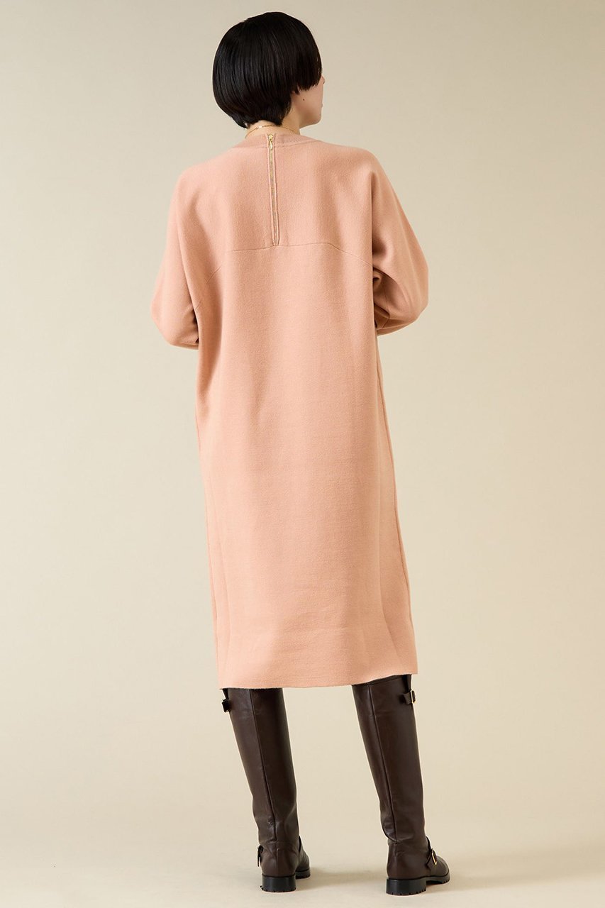 【マルティニーク/martinique】のWフェイスニットドレス 人気、トレンドファッション・服の通販 founy(ファニー) 　ファッション　Fashion　レディースファッション　Fashion for Women　ワンピース　Dresses　フォーマル・パーティードレス・結婚式用ドレス　Elegant & Casual Dresses　チュニック　Tunic Tops & Dresses　おすすめ　Recommended / Our Picks　スリット　Slit, Slit Detail　チュニック　Tunic, Long Top　フェイス　Face, Facial Design　ロング　Long, Long-Length　other-3|ID: prp329100004606852 ipo3291000000032879996