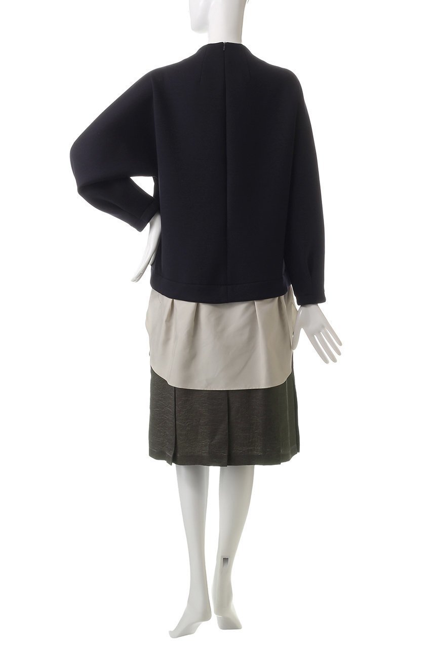 【ランバン オン ブルー/LANVIN en Bleu】のレイヤードコンピワンピース 人気、トレンドファッション・服の通販 founy(ファニー) 　ファッション　Fashion　レディースファッション　Fashion for Women　ワンピース　Dresses　チュニック　Tunic Tops & Dresses　チュニック　Tunic, Long Top　ミドル　Middle Length, Mid Height　再入荷　Restock / Back in Stock　other-4|ID: prp329100004606861 ipo3291000000032880197