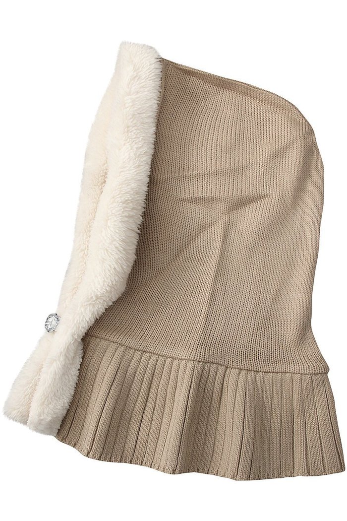 【ポプキンズ/POMPKINS / KIDS】の【KIDS】フード付きネックウォーマー ベージュ F インテリア・キッズ・メンズ・レディースファッション・服の通販 founy(ファニー) https://founy.com/ ファッション Fashion キッズファッション Fashion for Kids フィット Fit, Slim Fit A/W・秋冬 Autumn/Winter |ID: prp329100004606878 ipo3291000000036246725