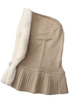 【ポプキンズ/POMPKINS / KIDS】の【KIDS】フード付きネックウォーマー ベージュ F 人気、トレンドファッション・服の通販 founy(ファニー) ファッション Fashion キッズファッション Fashion for Kids フィット Fit, Slim Fit A/W・秋冬 Autumn/Winter thumbnail ベージュ|ID: prp329100004606878 ipo3291000000036246726