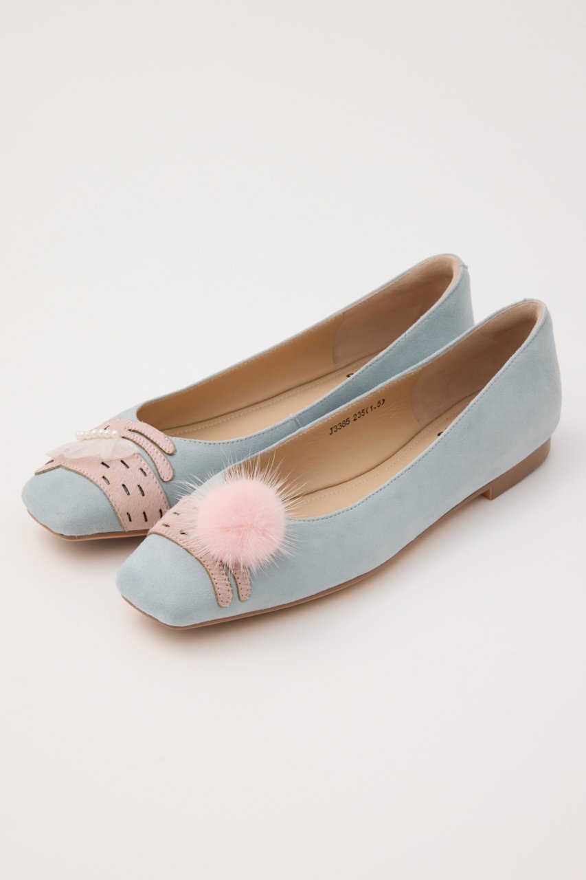 【スタッカート/STACCATO】のハイジバニーフラット 人気、トレンドファッション・服の通販 founy(ファニー) 　ファッション　Fashion　レディースファッション　Fashion for Women　インソール　Shoe Insole　シューズ　Shoes, Footwear　フラット　Flat, Flat Shoes　ポンポン　Pom-Pom, Fluffy Ball　モチーフ　Motif, Design Theme　軽量　Lightweight, Ultra Light　other-3|ID: prp329100004606879 ipo3291000000034940713