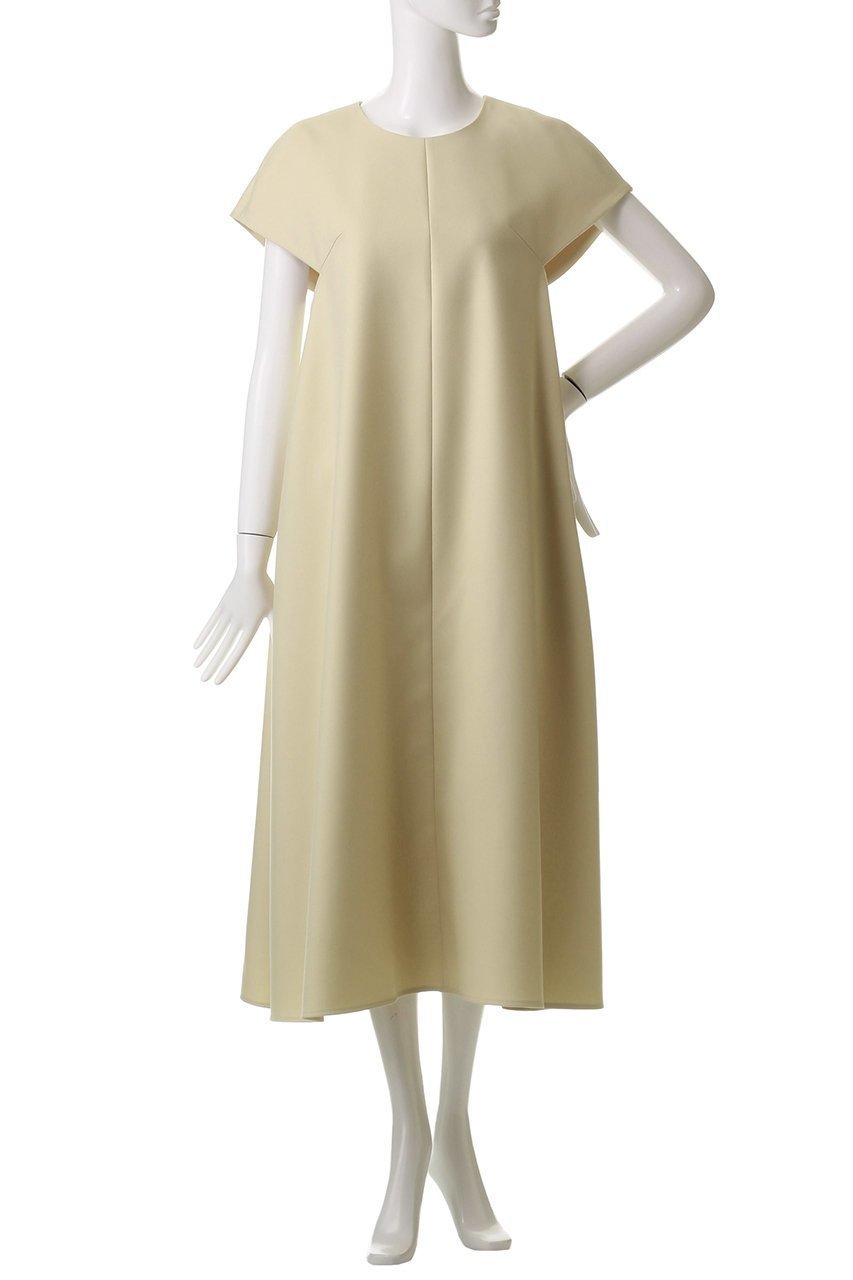 【ランバン オン ブルー/LANVIN en Bleu】のフレアワンピース 人気、トレンドファッション・服の通販 founy(ファニー) 　ファッション　Fashion　レディースファッション　Fashion for Women　ワンピース　Dresses　チュニック　Tunic Tops & Dresses　なめらか　Smooth, Silky Texture　エレガント 上品　Elegant　スリーブ　Sleeve, Long Sleeve / Short Sleeve　チュニック　Tunic, Long Top　フレア　Flare, Flared　フレンチ　French, French Style　ロング　Long, Long-Length　夏　Summer　春　Spring　S/S・春夏　SS, Spring/Summer, Warm Season　other-2|ID: prp329100004606888 ipo3291000000032880754