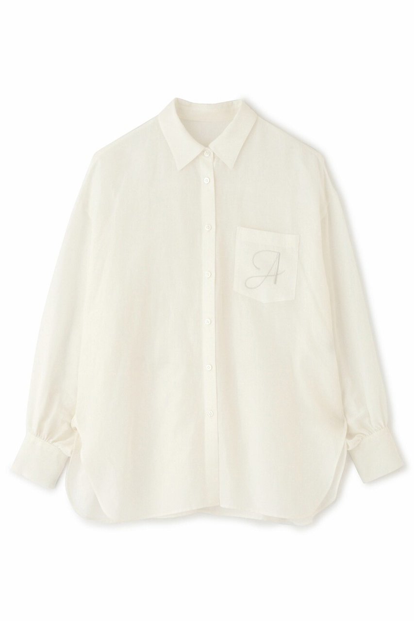 【アドーア/ADORE】のドライタッチアセテートブラウス インテリア・キッズ・メンズ・レディースファッション・服の通販 founy(ファニー) 　ファッション　Fashion　レディースファッション　Fashion for Women　トップス・カットソー　Cut & Sew Tops　シャツ・ブラウス・オフィスカジュアル　Elegant Blouses & Button-Ups　ギャザー　Gathered, Ruffled　スリーブ　Sleeve, Long Sleeve / Short Sleeve　ドレープ　Drape, Draping Fabric　ポケット　Pocket, Pocket Detail　ミックス　Mix, Mixed Style　ヨーク　Yoke, Yoke Design　ロング　Long, Long-Length　エレガント 上品　Elegant　ホワイト|ID: prp329100004606901 ipo3291000000032881175