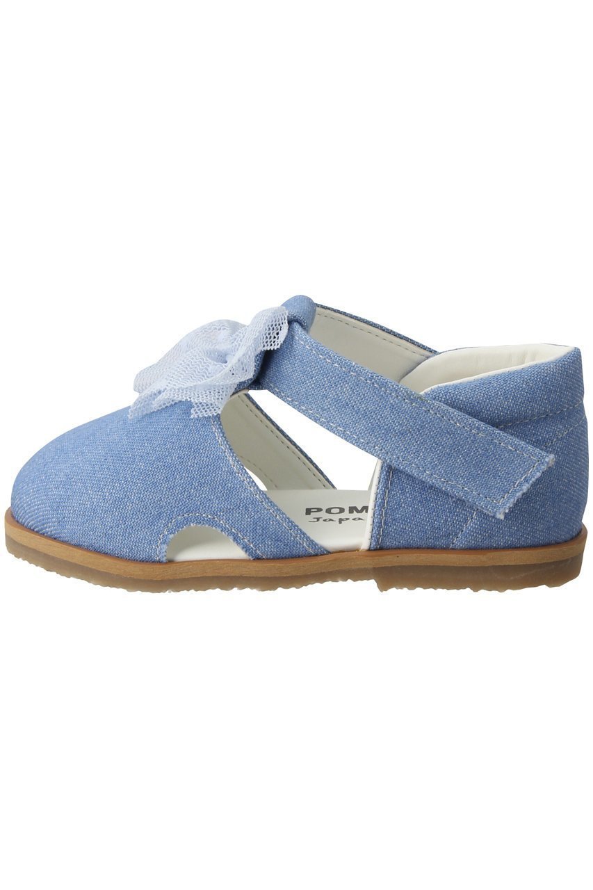 【ポプキンズ/POMPKINS / KIDS】の【KIDS】チュールリボンサンダル 人気、トレンドファッション・服の通販 founy(ファニー) 　ファッション　Fashion　キッズファッション　Fashion for Kids　おすすめ　Recommended / Our Picks　サンダル　Sandals, Summer Shoes　シューズ　Shoes, Footwear　ソックス　Socks, Hosiery　フェミニン　Feminine, Girly　ラップ　Wrap, Wrap Design　吸水　Absorbent, Quick-Dry　夏　Summer　other-2|ID: prp329100004606907 ipo3291000000032881362