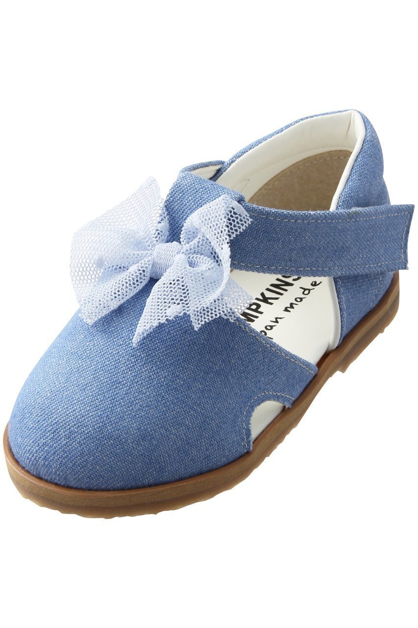 【ポプキンズ/POMPKINS / KIDS】の【KIDS】チュールリボンサンダル 人気、トレンドファッション・服の通販 founy(ファニー) 　ファッション　Fashion　キッズファッション　Fashion for Kids　おすすめ　Recommended / Our Picks　サンダル　Sandals, Summer Shoes　シューズ　Shoes, Footwear　ソックス　Socks, Hosiery　フェミニン　Feminine, Girly　ラップ　Wrap, Wrap Design　吸水　Absorbent, Quick-Dry　夏　Summer　other-4|ID: prp329100004606907 ipo3291000000032881375