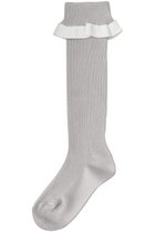 【ポプキンズ/POMPKINS / KIDS】の【KIDS】グログランフリルハイソックス オフホワイト S(14-16㎝) 人気、トレンドファッション・服の通販 founy(ファニー) ファッション Fashion キッズファッション Fashion for Kids おすすめ Recommended / Our Picks ソックス Socks, Hosiery フェミニン Feminine, Girly フリル Frill, Ruffle ベーシック Basic, Essential 定番 Standard, Basic Item thumbnail グレー|ID: prp329100004606912 ipo3291000000036191340
