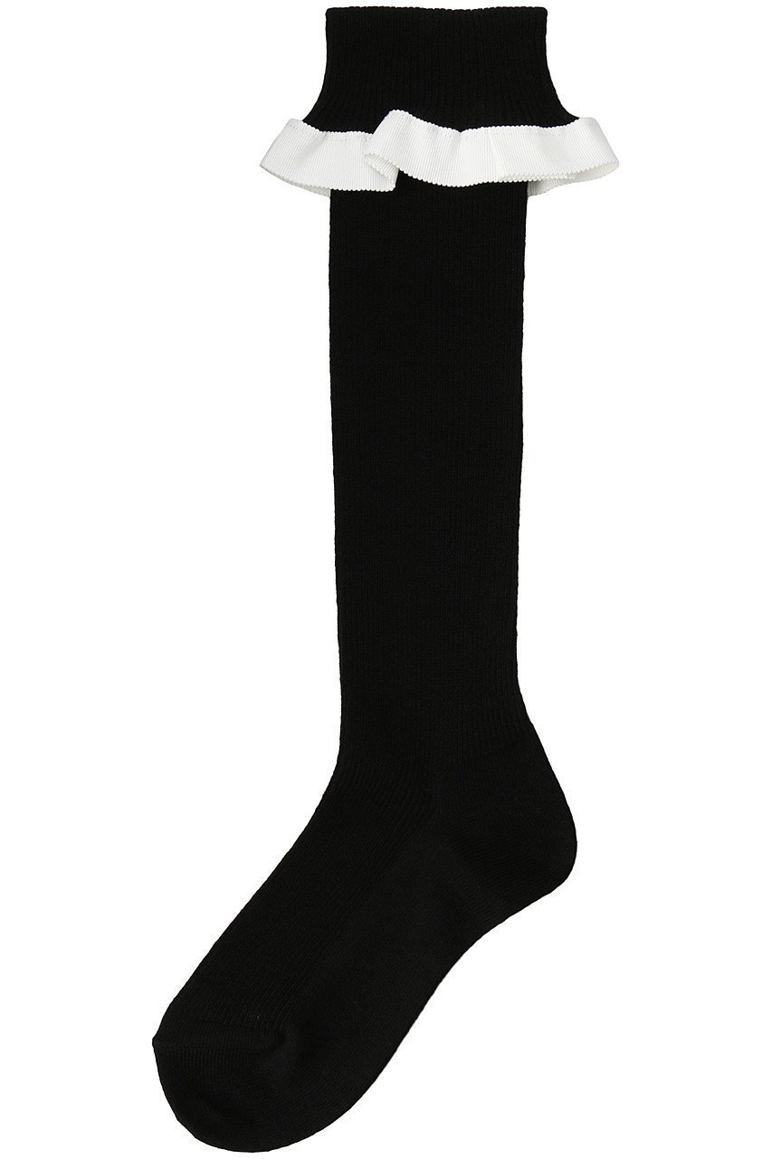 【ポプキンズ/POMPKINS / KIDS】の【KIDS】グログランフリルハイソックス オフホワイト S(14-16㎝) インテリア・キッズ・メンズ・レディースファッション・服の通販 founy(ファニー) ファッション Fashion キッズファッション Fashion for Kids おすすめ Recommended / Our Picks ソックス Socks, Hosiery フェミニン Feminine, Girly フリル Frill, Ruffle ベーシック Basic, Essential 定番 Standard, Basic Item ブラック|ID: prp329100004606912 ipo3291000000036191341