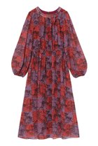 【アナイ/ANAYI】のチェックフラワープリントタイ付き ワンピース レッド|ID: prp329100004606939 ipo3291000000032882332
