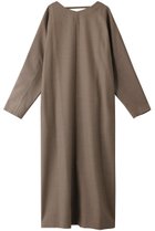 【プレインピープル/PLAIN PEOPLE】の【ESLOW】WOOL SAXONY OPENED BACK DRESS ベージュ|ID: prp329100004606943 ipo3291000000032882384
