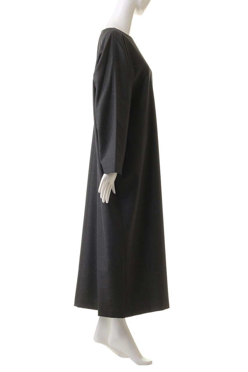 【プレインピープル/PLAIN PEOPLE】の【ESLOW】WOOL SAXONY OPENED BACK DRESS 人気、トレンドファッション・服の通販 founy(ファニー) 　ファッション　Fashion　レディースファッション　Fashion for Women　ワンピース　Dresses　フォーマル・パーティードレス・結婚式用ドレス　Elegant & Casual Dresses　チュニック　Tunic Tops & Dresses　シューズ　Shoes, Footwear　シンプル　Simple, Minimal　チュニック　Tunic, Long Top　ドレス　Dress, One-Piece　ファブリック　Fabric, Textile　ロング　Long, Long-Length　エレガント 上品　Elegant　other-3|ID: prp329100004606943 ipo3291000000032882393