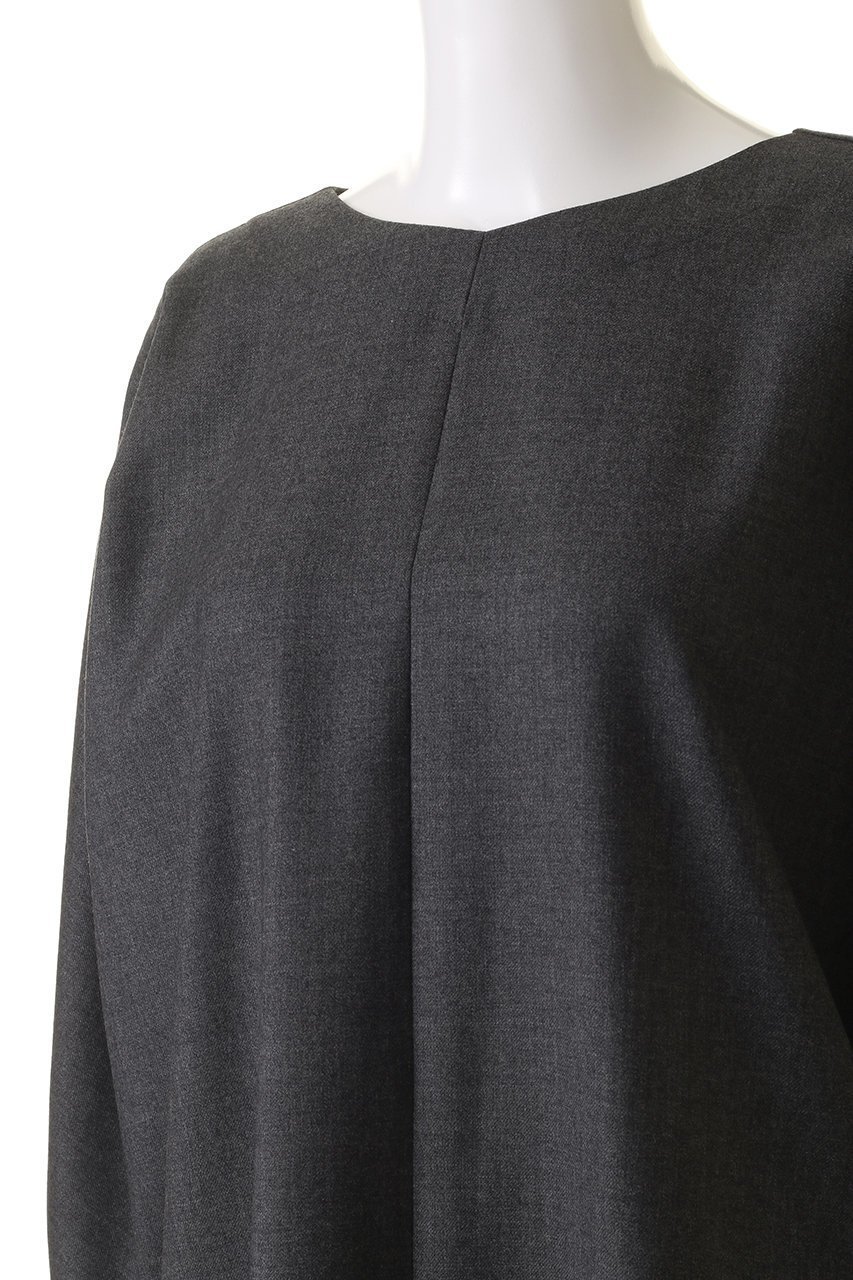 【プレインピープル/PLAIN PEOPLE】の【ESLOW】WOOL SAXONY OPENED BACK DRESS 人気、トレンドファッション・服の通販 founy(ファニー) 　ファッション　Fashion　レディースファッション　Fashion for Women　ワンピース　Dresses　フォーマル・パーティードレス・結婚式用ドレス　Elegant & Casual Dresses　チュニック　Tunic Tops & Dresses　シューズ　Shoes, Footwear　シンプル　Simple, Minimal　チュニック　Tunic, Long Top　ドレス　Dress, One-Piece　ファブリック　Fabric, Textile　ロング　Long, Long-Length　エレガント 上品　Elegant　other-5|ID: prp329100004606943 ipo3291000000032882403