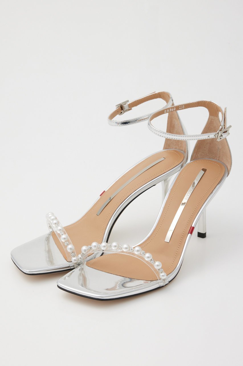 【スタッカート/STACCATO】のパールラインピンヒールサンダル 人気、トレンドファッション・服の通販 founy(ファニー) 　ファッション　Fashion　レディースファッション　Fashion for Women　アクセサリー　Fashion Accessories　エレガント 上品　Elegant　サンダル　Sandals, Summer Shoes　シルバー　Silver, Metallic Silver　ストーン　Stone, Gem-Like　パール　Pearl, Pearl Accent　フォルム　Silhouette, Form　 other-1|ID: prp329100004606948 ipo3291000000034940692