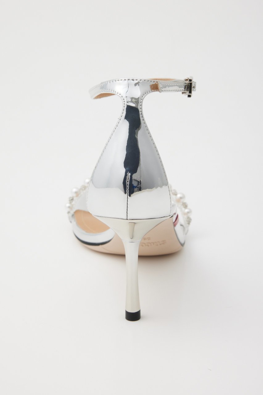 【スタッカート/STACCATO】のパールラインピンヒールサンダル 人気、トレンドファッション・服の通販 founy(ファニー) 　ファッション　Fashion　レディースファッション　Fashion for Women　アクセサリー　Fashion Accessories　エレガント 上品　Elegant　サンダル　Sandals, Summer Shoes　シルバー　Silver, Metallic Silver　ストーン　Stone, Gem-Like　パール　Pearl, Pearl Accent　フォルム　Silhouette, Form　other-5|ID: prp329100004606948 ipo3291000000034940697