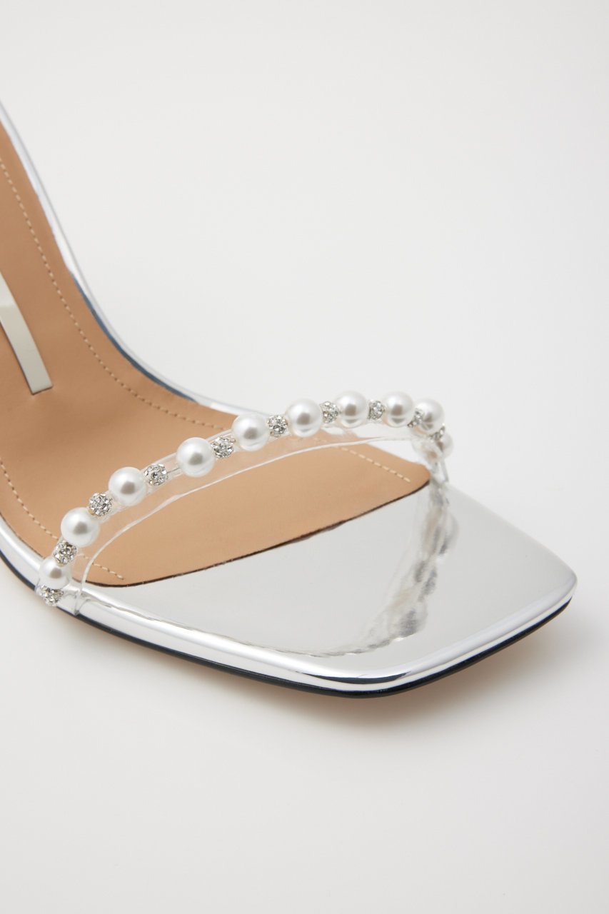 【スタッカート/STACCATO】のパールラインピンヒールサンダル 人気、トレンドファッション・服の通販 founy(ファニー) 　ファッション　Fashion　レディースファッション　Fashion for Women　アクセサリー　Fashion Accessories　エレガント 上品　Elegant　サンダル　Sandals, Summer Shoes　シルバー　Silver, Metallic Silver　ストーン　Stone, Gem-Like　パール　Pearl, Pearl Accent　フォルム　Silhouette, Form　other-7|ID: prp329100004606948 ipo3291000000034940699