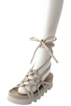 【プレインピープル/PLAIN PEOPLE】の【PATRIZIA BONFANTI】レースアップサンダル ピンクベージュ|ID: prp329100004606956 ipo3291000000032882815