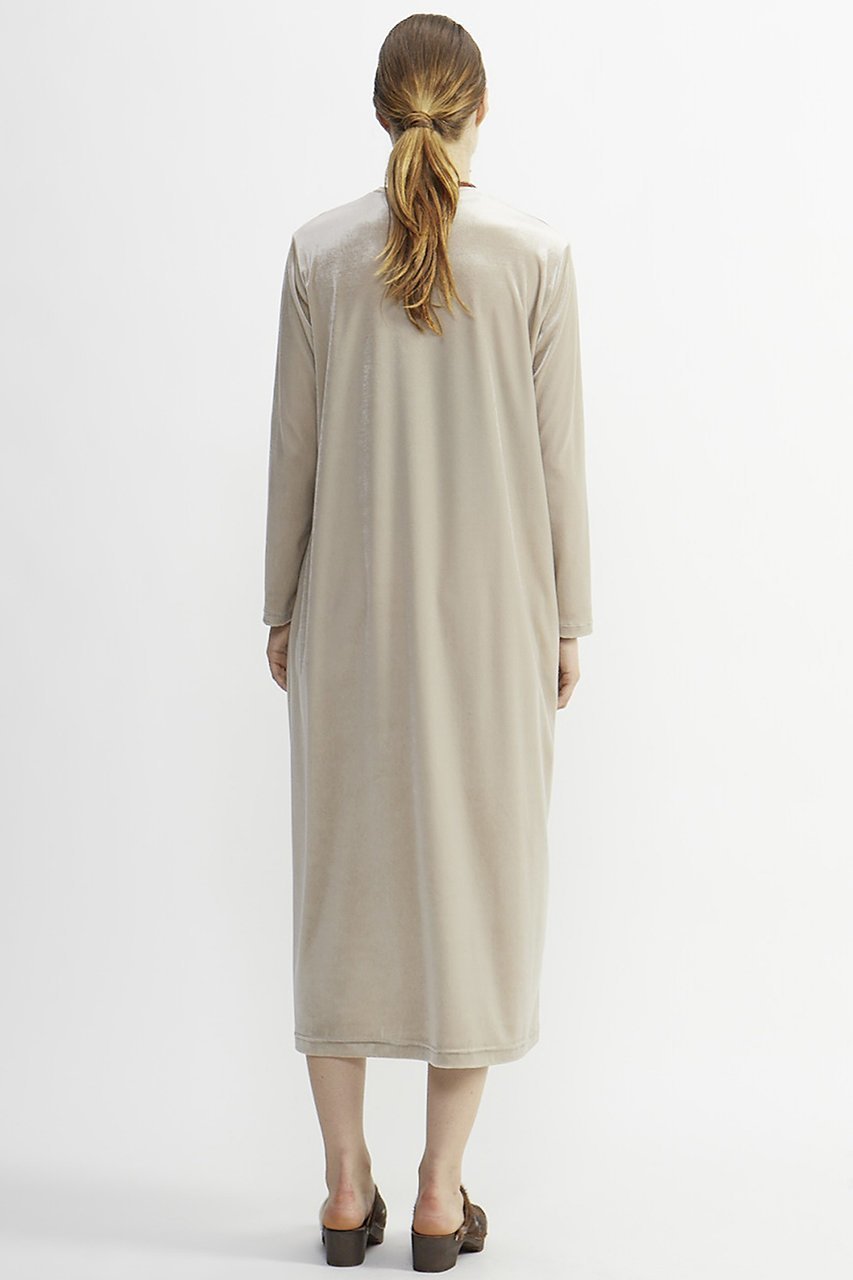 【プレインピープル/PLAIN PEOPLE】のベロアジャージストレートドレス 人気、トレンドファッション・服の通販 founy(ファニー) 　ファッション　Fashion　レディースファッション　Fashion for Women　ワンピース　Dresses　フォーマル・パーティードレス・結婚式用ドレス　Elegant & Casual Dresses　チュニック　Tunic Tops & Dresses　おすすめ　Recommended / Our Picks　シルク　Silk, 100% Silk　ストレート　Straight, Straight Cut　チュニック　Tunic, Long Top　ブルゾン　Blouson, Bomber Jacket　プリント　Print, Printed Pattern　ベーシック　Basic, Essential　ロング　Long, Long-Length　other-4|ID: prp329100004606960 ipo3291000000032882930