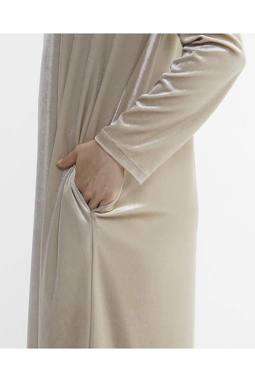 【プレインピープル/PLAIN PEOPLE】のベロアジャージストレートドレス 人気、トレンドファッション・服の通販 founy(ファニー) 　ファッション　Fashion　レディースファッション　Fashion for Women　ワンピース　Dresses　フォーマル・パーティードレス・結婚式用ドレス　Elegant & Casual Dresses　チュニック　Tunic Tops & Dresses　おすすめ　Recommended / Our Picks　シルク　Silk, 100% Silk　ストレート　Straight, Straight Cut　チュニック　Tunic, Long Top　ブルゾン　Blouson, Bomber Jacket　プリント　Print, Printed Pattern　ベーシック　Basic, Essential　ロング　Long, Long-Length　再入荷　Restock / Back in Stock　other-6|ID: prp329100004606960 ipo3291000000035041227