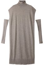 【プレインピープル/PLAIN PEOPLE】のVICTORIAアームウォーマー付きハイネックフレンチスリーブワンピース ベージュ|ID: prp329100004606962 ipo3291000000032882956