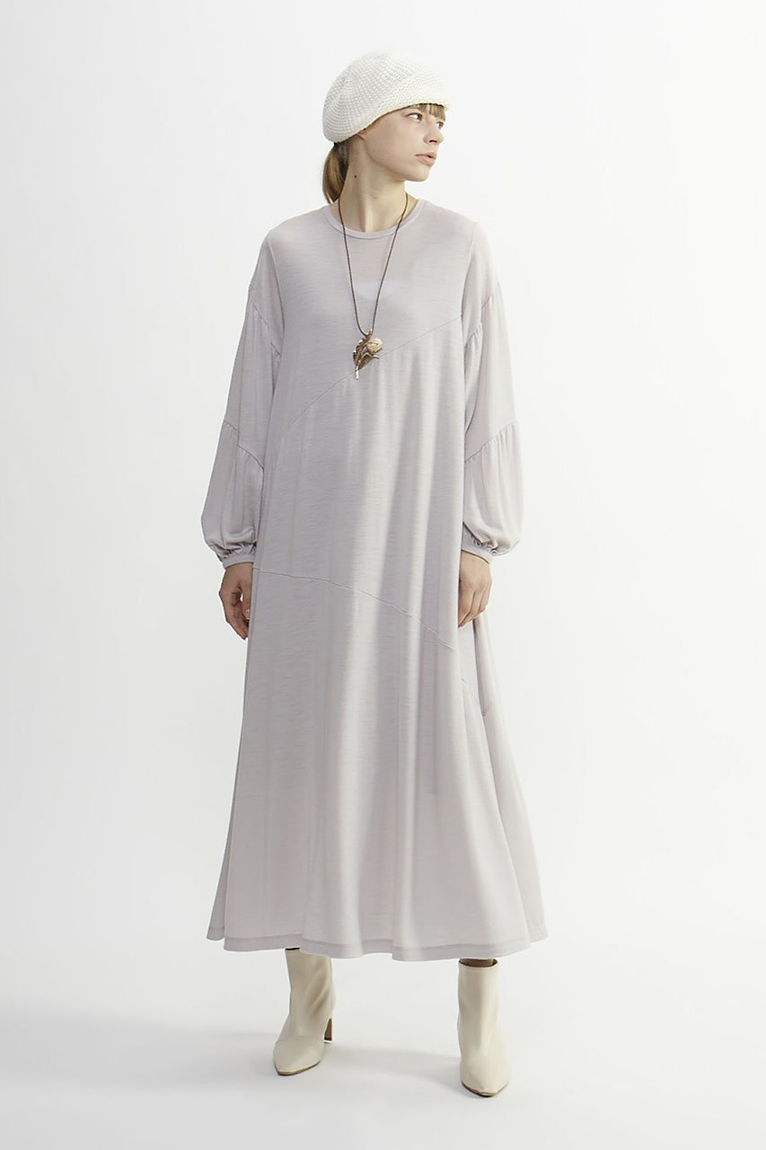【プレインピープル/PLAIN PEOPLE】のバンデーラ天竺スパイラルギャザードレス 人気、トレンドファッション・服の通販 founy(ファニー) 　ファッション　Fashion　レディースファッション　Fashion for Women　ワンピース　Dresses　フォーマル・パーティードレス・結婚式用ドレス　Elegant & Casual Dresses　チュニック　Tunic Tops & Dresses　ギャザー　Gathered, Ruffled　コンパクト　Compact, Small Size　ストレッチ　Stretch, Stretchy Fabric　チュニック　Tunic, Long Top　ロング　Long, Long-Length　 other-1|ID: prp329100004606966 ipo3291000000032883065