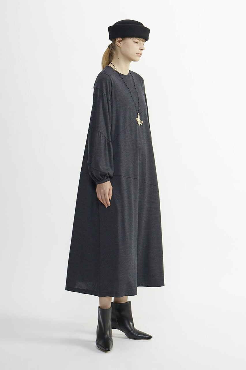 【プレインピープル/PLAIN PEOPLE】のバンデーラ天竺スパイラルギャザードレス インテリア・キッズ・メンズ・レディースファッション・服の通販 founy(ファニー) 　ファッション　Fashion　レディースファッション　Fashion for Women　ワンピース　Dresses　フォーマル・パーティードレス・結婚式用ドレス　Elegant & Casual Dresses　チュニック　Tunic Tops & Dresses　ギャザー　Gathered, Ruffled　コンパクト　Compact, Small Size　ストレッチ　Stretch, Stretchy Fabric　チュニック　Tunic, Long Top　ロング　Long, Long-Length　チャコール|ID: prp329100004606966 ipo3291000000035041594