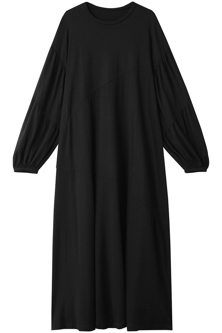 【プレインピープル/PLAIN PEOPLE】のバンデーラ天竺スパイラルギャザードレス インテリア・キッズ・メンズ・レディースファッション・服の通販 founy(ファニー) 　ファッション　Fashion　レディースファッション　Fashion for Women　ワンピース　Dresses　フォーマル・パーティードレス・結婚式用ドレス　Elegant & Casual Dresses　チュニック　Tunic Tops & Dresses　ギャザー　Gathered, Ruffled　コンパクト　Compact, Small Size　ストレッチ　Stretch, Stretchy Fabric　チュニック　Tunic, Long Top　ロング　Long, Long-Length　ブラック|ID: prp329100004606966 ipo3291000000035041595