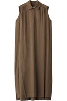 【プレインピープル/PLAIN PEOPLE】のダブルガーゼノースリーブワンピース ブラウン|ID: prp329100004606972 ipo3291000000032883162