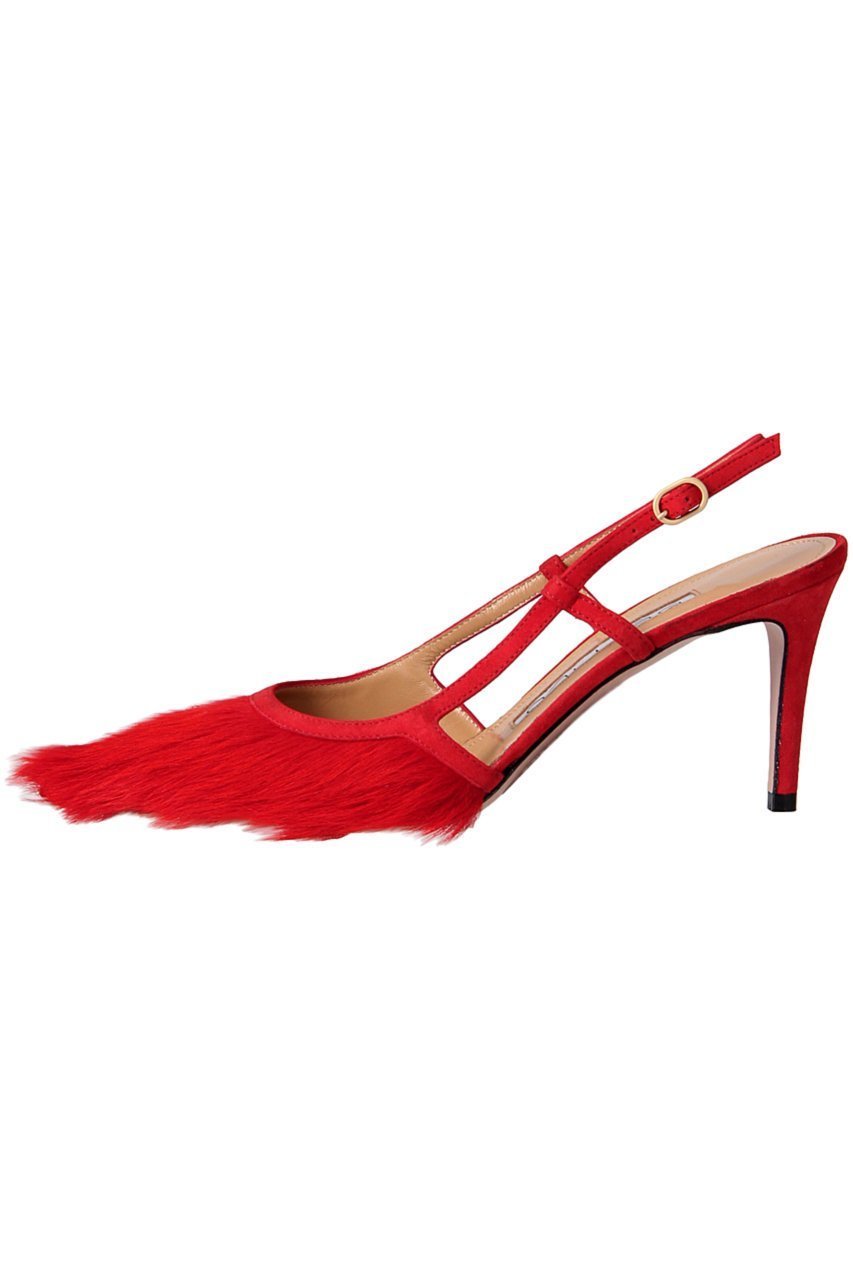 【ペリーコ/PELLICO】の【ELLE SHOP限定】フェイクファーバックストラップパンプス 人気、トレンドファッション・服の通販 founy(ファニー) 　ファッション　Fashion　レディースファッション　Fashion for Women　バッグ　Bags　アンクル　Ankle-Length Design　フェイクファー　Faux Fur, Imitation Fur　ラグジュアリー　Luxury, Elegant　ラップ　Wrap, Wrap Design　other-2|ID: prp329100004606977 ipo3291000000034953401