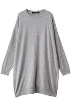 【ミズイロ インド/mizuiro ind】のcrew neck wide tunic チュニック l.gray|ID: prp329100004606978 ipo3291000000032883232
