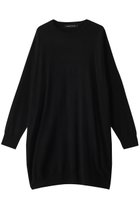 【ミズイロ インド/mizuiro ind】のcrew neck wide tunic チュニック black|ID: prp329100004606978 ipo3291000000032883239