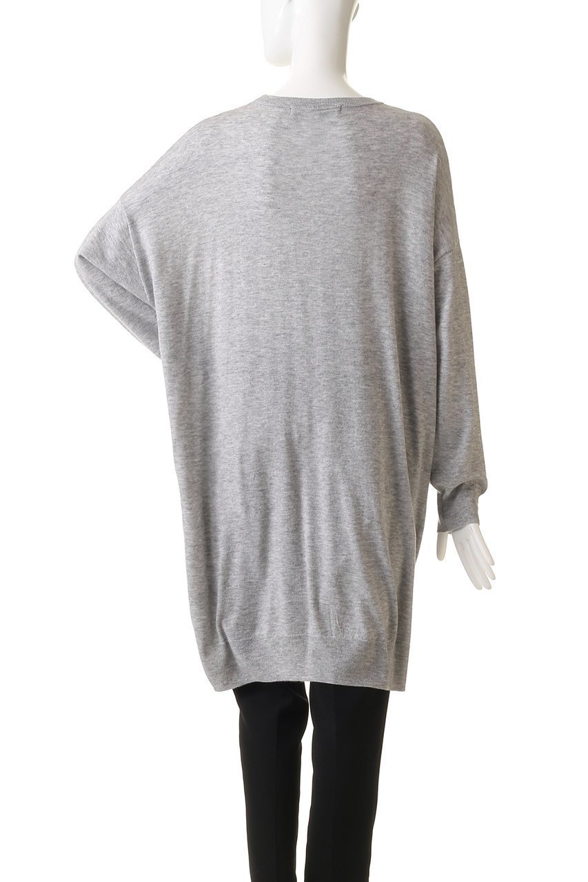 【ミズイロ インド/mizuiro ind】のcrew neck wide tunic チュニック 人気、トレンドファッション・服の通販 founy(ファニー) 　ファッション　Fashion　レディースファッション　Fashion for Women　ワンピース　Dresses　チュニック　Tunic Tops & Dresses　スラックス　Slacks, Dress Pants　チュニック　Tunic, Long Top　デニム　Denim, Jeans Material　ロング　Long, Long-Length　ワイド　Wide, Wide Fit　定番　Standard, Basic Item　other-4|ID: prp329100004606978 ipo3291000000032883253