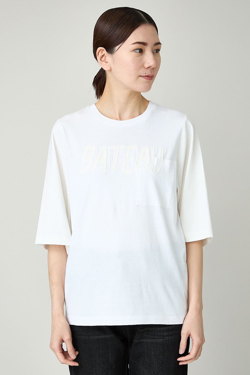 【カレンソロジー/Curensology】のBATEAU Tシャツ 人気、トレンドファッション・服の通販 founy(ファニー) 　ファッション　Fashion　レディースファッション　Fashion for Women　トップス・カットソー　Cut & Sew Tops　シャツ・ブラウス・オフィスカジュアル　Elegant Blouses & Button-Ups　ロングTシャツ・Tシャツ　Longline T-Shirts & Tees　カットソー・ベーシックTシャツ　Cut-and-Sewn Tops / Stretch Tees & Basics　おすすめ　Recommended / Our Picks　インド　Indian Textile　インナー　Innerwear　ショート　Short, Short Length　シンプル　Simple, Minimal　スリーブ　Sleeve, Long Sleeve / Short Sleeve　ボトム　Bottoms, Lower Wear　ヴィンテージ　Vintage Style　今季　This Season, Current Season　other-7|ID: prp329100004606988 ipo3291000000032883411