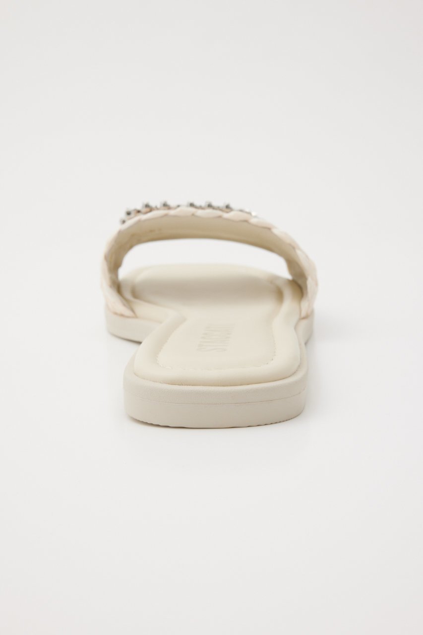 【スタッカート/STACCATO】のセーヌフラットサンダル 人気、トレンドファッション・服の通販 founy(ファニー) 　ファッション　Fashion　レディースファッション　Fashion for Women　クッション　Cushion, Throw Pillow　サンダル　Sandals, Summer Shoes　ストーン　Stone, Gem-Like　フラット　Flat, Flat Shoes　ラフィア　Raffia, Natural Straw　ルーズ　Loose, Oversized　夏　Summer　軽量　Lightweight, Ultra Light　other-5|ID: prp329100004606993 ipo3291000000034940484