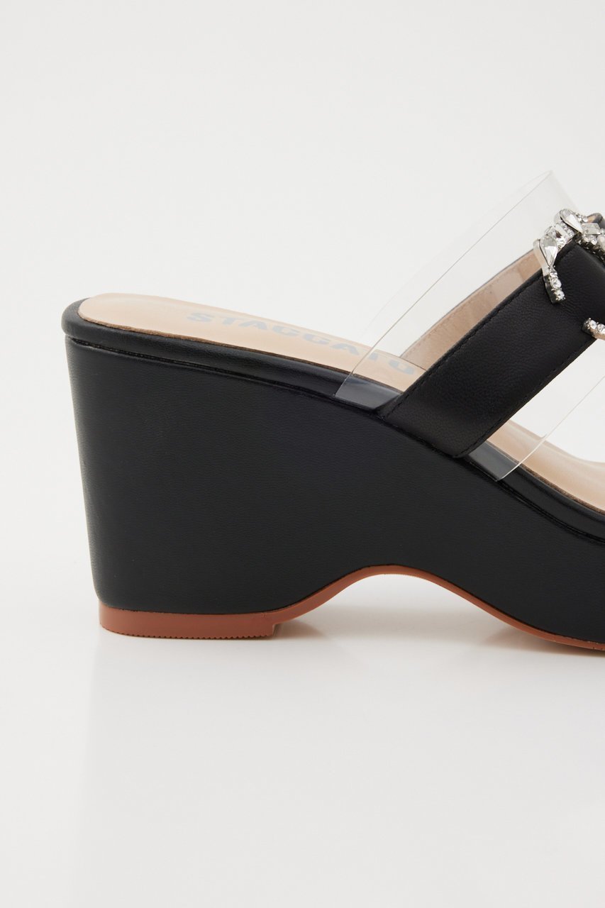 【スタッカート/STACCATO】のリビアヒールコンビサンダル 人気、トレンドファッション・服の通販 founy(ファニー) 　ファッション　Fashion　レディースファッション　Fashion for Women　エレガント 上品　Elegant　サンダル　Sandals, Summer Shoes　スクエア　Square, Square Shape　フォルム　Silhouette, Form　人気　Popular, Best Seller　other-6|ID: prp329100004606995 ipo3291000000034940503