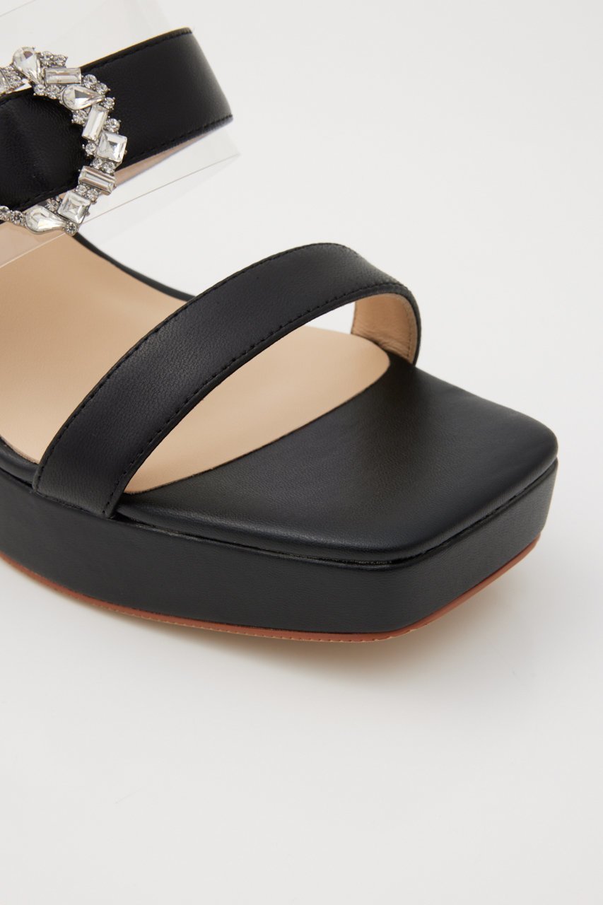 【スタッカート/STACCATO】のリビアヒールコンビサンダル 人気、トレンドファッション・服の通販 founy(ファニー) 　ファッション　Fashion　レディースファッション　Fashion for Women　エレガント 上品　Elegant　サンダル　Sandals, Summer Shoes　スクエア　Square, Square Shape　フォルム　Silhouette, Form　人気　Popular, Best Seller　other-7|ID: prp329100004606995 ipo3291000000034940504