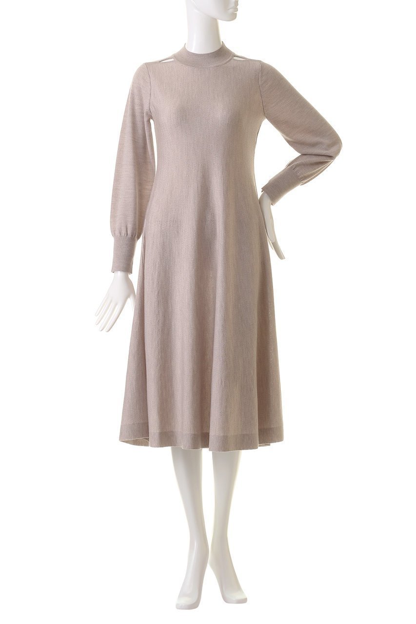 【アナイ/ANAYI】のメリノウールショルダースリットワンピース 人気、トレンドファッション・服の通販 founy(ファニー) 　ファッション　Fashion　レディースファッション　Fashion for Women　ワンピース　Dresses　チュニック　Tunic Tops & Dresses　シェイプ　Shape, Slim Fit　チュニック　Tunic, Long Top　フレア　Flare, Flared　ロング　Long, Long-Length　other-2|ID: prp329100004607000 ipo3291000000032883684