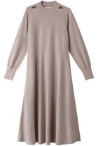 【アナイ/ANAYI】のメリノウールショルダースリットワンピース ベージュ|ID: prp329100004607000 ipo3291000000035058109