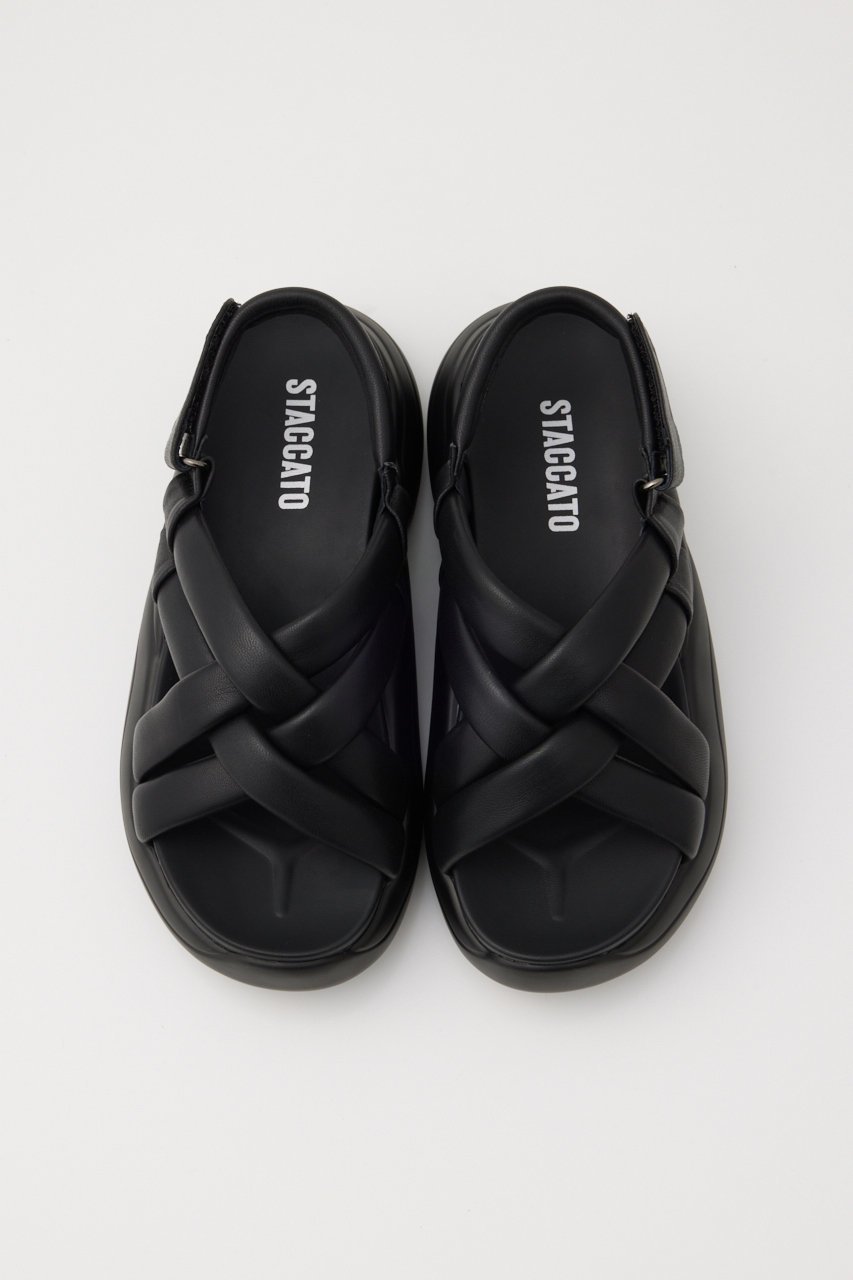 【スタッカート/STACCATO】のパッドマフットベッドサンダル 人気、トレンドファッション・服の通販 founy(ファニー) 　ファッション　Fashion　レディースファッション　Fashion for Women　サンダル　Sandals, Summer Shoes　フォルム　Silhouette, Form　ブレード　Braid, Decorative Trim　other-3|ID: prp329100004607003 ipo3291000000032883738