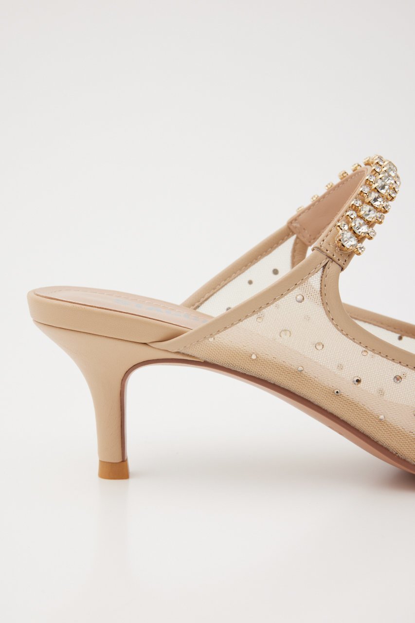 【スタッカート/STACCATO】のブライトシャインシースルーミュール 人気、トレンドファッション・服の通販 founy(ファニー) 　ファッション　Fashion　レディースファッション　Fashion for Women　サンダル　Sandals, Summer Shoes　ストーン　Stone, Gem-Like　メッシュ　Mesh, Net Fabric　other-7|ID: prp329100004607012 ipo3291000000034940514