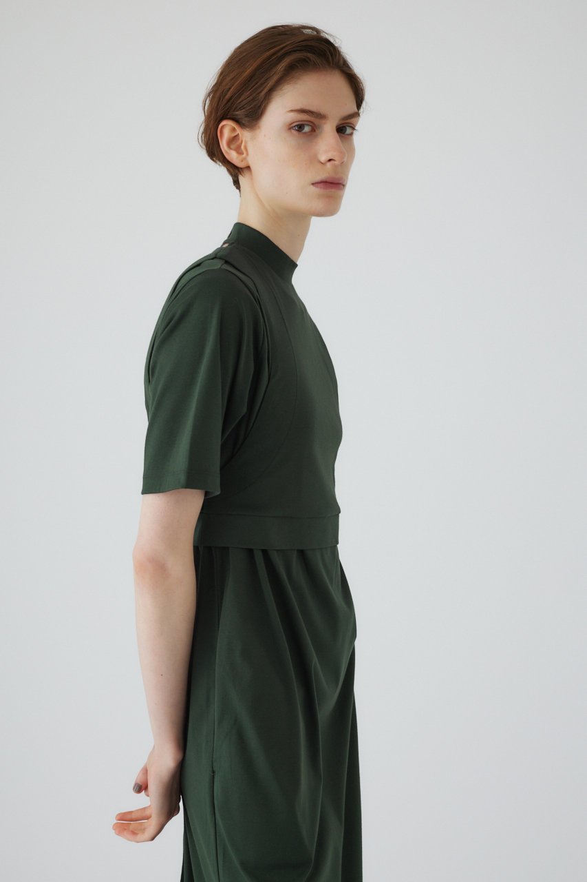 【リムアーク/RIM.ARK】のTops set cut dress/ワンピース 人気、トレンドファッション・服の通販 founy(ファニー) 　ファッション　Fashion　レディースファッション　Fashion for Women　ワンピース　Dresses　フォーマル・パーティードレス・結婚式用ドレス　Elegant & Casual Dresses　チュニック　Tunic Tops & Dresses　アメリカン　American Style　コンパクト　Compact, Small Size　ショート　Short, Short Length　シンプル　Simple, Minimal　スリーブ　Sleeve, Long Sleeve / Short Sleeve　チュニック　Tunic, Long Top　ロング　Long, Long-Length　エレガント 上品　Elegant　other-8|ID: prp329100004607016 ipo3291000000032883981