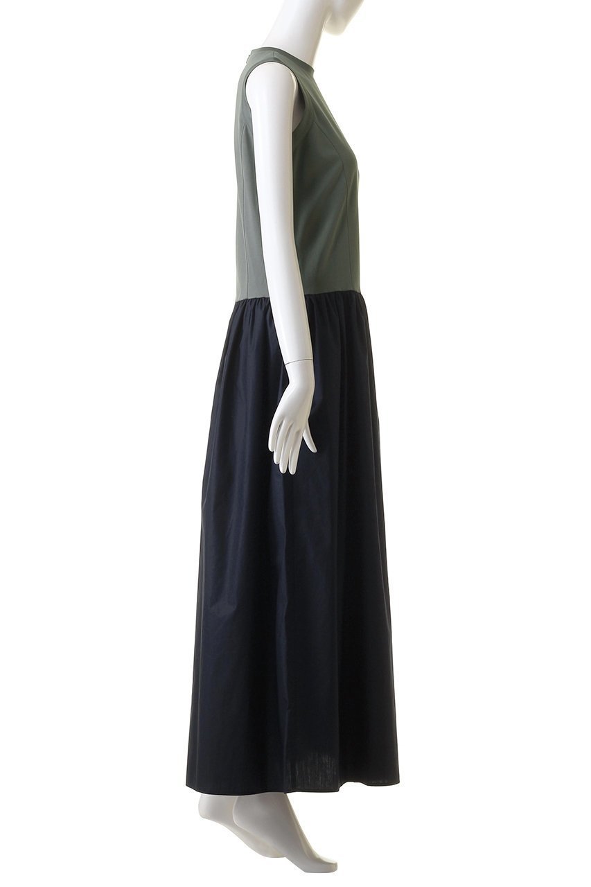 【リムアーク/RIM.ARK】のDocking relax OP/ドレス・ワンピース 人気、トレンドファッション・服の通販 founy(ファニー) 　ファッション　Fashion　レディースファッション　Fashion for Women　ワンピース　Dresses　フォーマル・パーティードレス・結婚式用ドレス　Elegant & Casual Dresses　チュニック　Tunic Tops & Dresses　おすすめ　Recommended / Our Picks　タイプライター　Typewriter Fabric, Crisp Cotton　チュニック　Tunic, Long Top　ドッキング　Docking, Mixed Material　ドレス　Dress, One-Piece　リラックス　Relax, Relaxed Fit　ロング　Long, Long-Length　エレガント 上品　Elegant　旅行　Travel　other-3|ID: prp329100004607028 ipo3291000000032884153