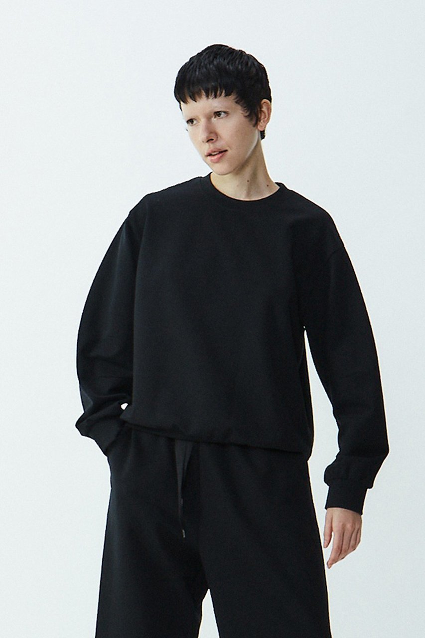 【プレインピープル/PLAIN PEOPLE】のフリースポンチクルーネックプルオーバー 人気、トレンドファッション・服の通販 founy(ファニー) 　ファッション　Fashion　レディースファッション　Fashion for Women　トップス・カットソー　Cut & Sew Tops　シャツ・ブラウス・オフィスカジュアル　Elegant Blouses & Button-Ups　ロングTシャツ・Tシャツ　Longline T-Shirts & Tees　カジュアルプルオーバー・ニットトップス　Pullovers & Knit Tops / Casual Pullovers　カットソー・ベーシックTシャツ　Cut-and-Sewn Tops / Stretch Tees & Basics　おすすめ　Recommended / Our Picks　ストレッチ　Stretch, Stretchy Fabric　スリーブ　Sleeve, Long Sleeve / Short Sleeve　セットアップ　Set-Up, Coordinated Outfit　プレーン　Plain, Simple　ロング　Long, Long-Length　 other-1|ID: prp329100004607030 ipo3291000000032884155