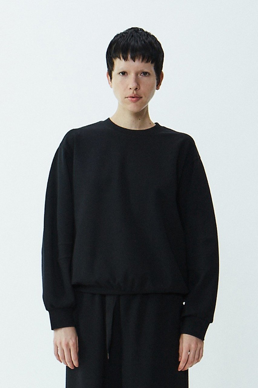【プレインピープル/PLAIN PEOPLE】のフリースポンチクルーネックプルオーバー 人気、トレンドファッション・服の通販 founy(ファニー) 　ファッション　Fashion　レディースファッション　Fashion for Women　トップス・カットソー　Cut & Sew Tops　シャツ・ブラウス・オフィスカジュアル　Elegant Blouses & Button-Ups　ロングTシャツ・Tシャツ　Longline T-Shirts & Tees　カジュアルプルオーバー・ニットトップス　Pullovers & Knit Tops / Casual Pullovers　カットソー・ベーシックTシャツ　Cut-and-Sewn Tops / Stretch Tees & Basics　おすすめ　Recommended / Our Picks　ストレッチ　Stretch, Stretchy Fabric　スリーブ　Sleeve, Long Sleeve / Short Sleeve　セットアップ　Set-Up, Coordinated Outfit　プレーン　Plain, Simple　ロング　Long, Long-Length　other-2|ID: prp329100004607030 ipo3291000000032884170