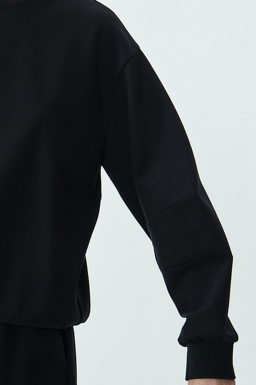【プレインピープル/PLAIN PEOPLE】のフリースポンチクルーネックプルオーバー 人気、トレンドファッション・服の通販 founy(ファニー) 　ファッション　Fashion　レディースファッション　Fashion for Women　トップス・カットソー　Cut & Sew Tops　シャツ・ブラウス・オフィスカジュアル　Elegant Blouses & Button-Ups　ロングTシャツ・Tシャツ　Longline T-Shirts & Tees　カジュアルプルオーバー・ニットトップス　Pullovers & Knit Tops / Casual Pullovers　カットソー・ベーシックTシャツ　Cut-and-Sewn Tops / Stretch Tees & Basics　おすすめ　Recommended / Our Picks　ストレッチ　Stretch, Stretchy Fabric　スリーブ　Sleeve, Long Sleeve / Short Sleeve　セットアップ　Set-Up, Coordinated Outfit　プレーン　Plain, Simple　ロング　Long, Long-Length　other-5|ID: prp329100004607030 ipo3291000000032884183