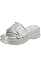 【スタッカート/STACCATO】のパフィーバウムライクソールミュール シルバー|ID: prp329100004607031 ipo3291000000035944013